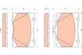 TRW Bremsbelagsatz Scheibenbremse GDB3498 für HONDA LEGEND 4 4WD KB1 VTEC KB2