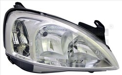 Scheinwerfer für Opel Combo Tour Corsa C X01 2005 -> Links TYC 20-14054-05-2