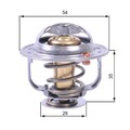 GATES Thermostat Kühlmittel TH43880G1 für ANTARA OPEL CRUZE C100 CAPTIVA EPICA