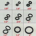 Flachdichtung Gummi-dichtung NBR 1/8” 1/4” 3/8" 1/2" 3/4" 1" 1.2" 1.5" 2" O-RING