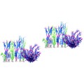  2 Count Künstliche Aquarium Pflanzen Kunstlicher Aquarienpflanzen