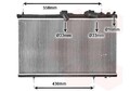 VAN WEZEL 40002296 Kühler Wasserkühler Motorkühler passend für PEUGEOT 407 (6D)