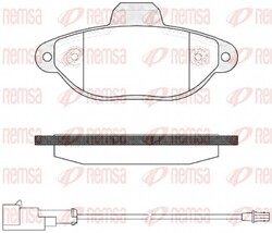 REMSA Bremsbeläge Bremsbelegsatz vorne passend für Ford KA