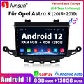 Für Opel Astra K 2015-2019 Android12 Autoradio GPS Navi WIFI 6+128GB Carplay 4G