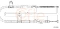 COFLE Handbremsseil bremsseil hinten links passend für Hyundai Atos MX