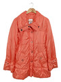 BiBA Damen Steppjacke Orange Gr. 36 Elegant Knopfleiste