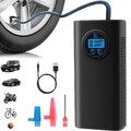 150PSI LCD Elektrische Akku Luftpumpe Auto Fahrrad Reifen Druckluft Kompressor