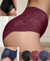 3er Set Slip Baumwolle Unterhose Spitze Sexy Unterwäsche Spitzenslips (uh41) NEU