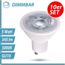 10 Pack LED Einbaustrahler Rahmen GU10 MR16 230V Einbauspot Einbaurahmen Spot⭐⭐⭐⭐⭐ Qualität direkt vom Hersteller! Schneller Versand