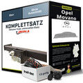Anhängerkupplung starr für OPEL Movano +E-Satz (AHK und ES) PKW kpl. NEU ABE