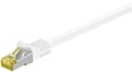 CAT 6a Netzwerkkabel mit CAT 7 Rohkabel, 500 MHz, S/FTP, LS0H, weiß