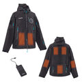 AREBOS Akku Winterjacke Sportjacke Outdoor Jacke beheizbar Thermojacke Unisex