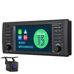 Für BMW E39 E39A12S Android 13 8Kern 6+64G Autoradio GPS Navi CarPlay DSP 4G LTE