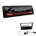 JVC KD-X282DBT Autoradio Bluetooth DAB+ USB für Opel Astra H charcoal mit Canbus