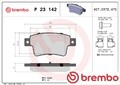 Brembo P23142 Bremsbelagsatz für Scheibenbremse Bremsbelagsatz 