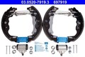 ATE 4x Bremsbacken Bremsbackensatz für Trommelbremse Original ATE TopKit Hinten