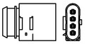 Lambdasonde Sensor Abgassteuerung MAGNETI MARELLI 466016355175 für SEAT VW LUPO