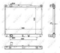 NRF 53916 Kühler, Motorkühlung für SUZUKI