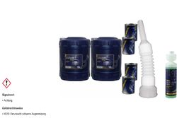 20L MANNOL Motoröl Safari 20W-50 API SL/CF inkl. Additiv Auslaufschlauch