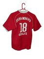 FC Bayern München Adidas Trikot Görlitz Gr 176 Fußball Rot Signiert