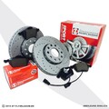 Zimmermann Sport Bremsscheiben Beläge vorne für VW Golf 5 R32 Passat R36 AUDI S3