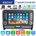 DAB+ Carplay Android 13 Autoradio GPS NAVI RDS Kamera Für Audi TT MK2 8J 2006-14