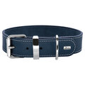 Hunter Halsband Aalborg Special dunkelblau Rindsleder Hundesport Made in Germany