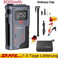 8000mAh Auto Starthilfe Jump Starter KFZ Powerbank 1000A Ladegerät Booster 12V