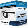 AUTO HAK Anhängekupplung starr passend für Peugeot 407 Break SW (Kombi) 08- neu