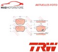 SATZ BREMSBELÄGE BREMSKLÖTZE VORNE TRW GDB1376 A FÜR AUDI A4,B5