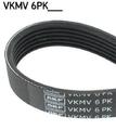 SKF VKMV 6PK751 Keilrippenriemen für VW GOLF III (1H1) Lupo (6X1, 6E1) 751mm