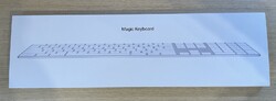 Apple Magic Keyboard mit Ziffernblock - Deutsch (MQ052D/A) Silber/Weiss