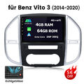 64G Carplay Für Benz Vito W447 W639 Android 12 Autoradio GPS Navi BT 4G WIFI SWC