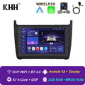 9” Android 13 Autoradio Carplay  2G+64G Für VW Polo 2008-2015 GPS NAVI WiFi DSP