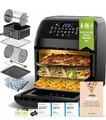 Stillstern Heißluftfritteuse 12L mit LED-Touchscreen XXL 12 Programme 1800W