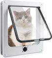 Katzentür Katzenklappe Hundeklappe 4 Wege S-XL Magnet-Verschluss für Katzen Hund