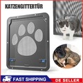 Haustierklappe Katzenklappe Kleine Hundeklappe Katzentür Magnet Fliegengitter DE