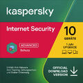 Kaspersky Internet Security 2024 | 10 Geräte - 1 Jahr | PC/Mac/Mobile | ESD TOP