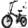 HITWAY BK11 250W Elektrofahrrad 36V 12AH E-Bike 20 Zoll Faltbares Ebike Schwarz