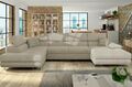 Ecksofa Antes Bis Eckcouch U-Form Schlafsofa mit Bettkasten und Schlaffunktion
