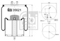 Federbalg Luftfederung FEBI BILSTEIN 35621 für MAGNUM PREMIUM RENAULT KERAX