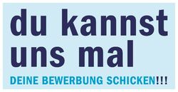 Aufkleber Hinweis "Verstärkung gesucht" Bewerbung Schild Folie, Variante wählbar