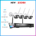 ZOSI 3MP WLAN Überwachungskamera Set Außen FUNK 5MP NVR IP Kamera 30M Nachtsicht