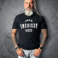 T-Shirt American Bikes Shirt schwarz kurzarm mit Logoprint Anniversary