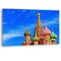 Basilius-Kathedrale Sommer Roter Platz Moskau große Leinwand Wandkunst Bilddruck