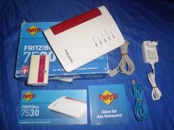 AVM FRITZ Box 7530 WLAN Router mit Fritz 310 Repeater Weiss (20002839),in OVP