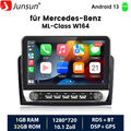 DAB+ Android13 Autoradio Carplay GPS Nav WIFI SWC Für Benz ML W164 GL X164 05-12