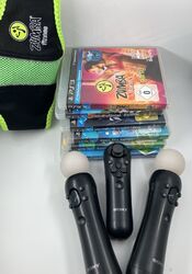 PlayStation 3 und 4 - 2 x Move Motion Controller + Kamera + Spiele  PS3 Twin SET