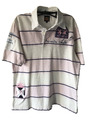 Designer Polo-Shirt *LA Martina* Rose/Weiß - Gr. L - 100% Baumwolle,  gebraucht