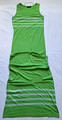 OSTIN Damen Sommer Maxi Kleid Gr.S Baumwolle 100% Jersey grün runder Ausschnitt